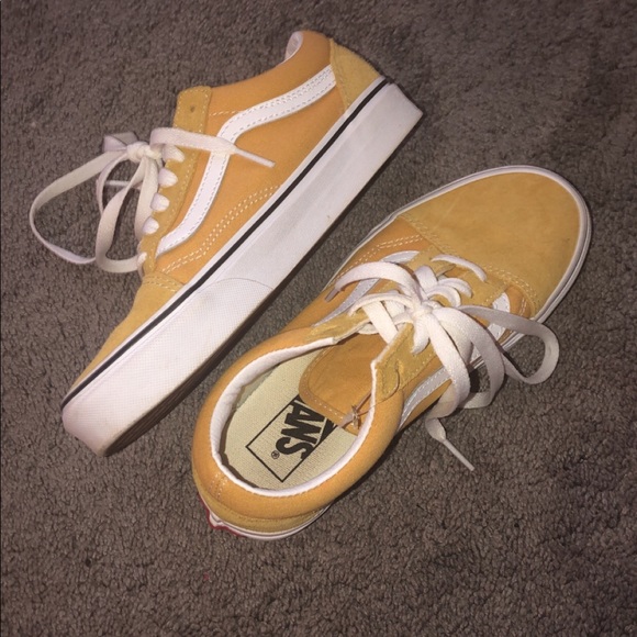 Vans Shoes - yellow classic vans